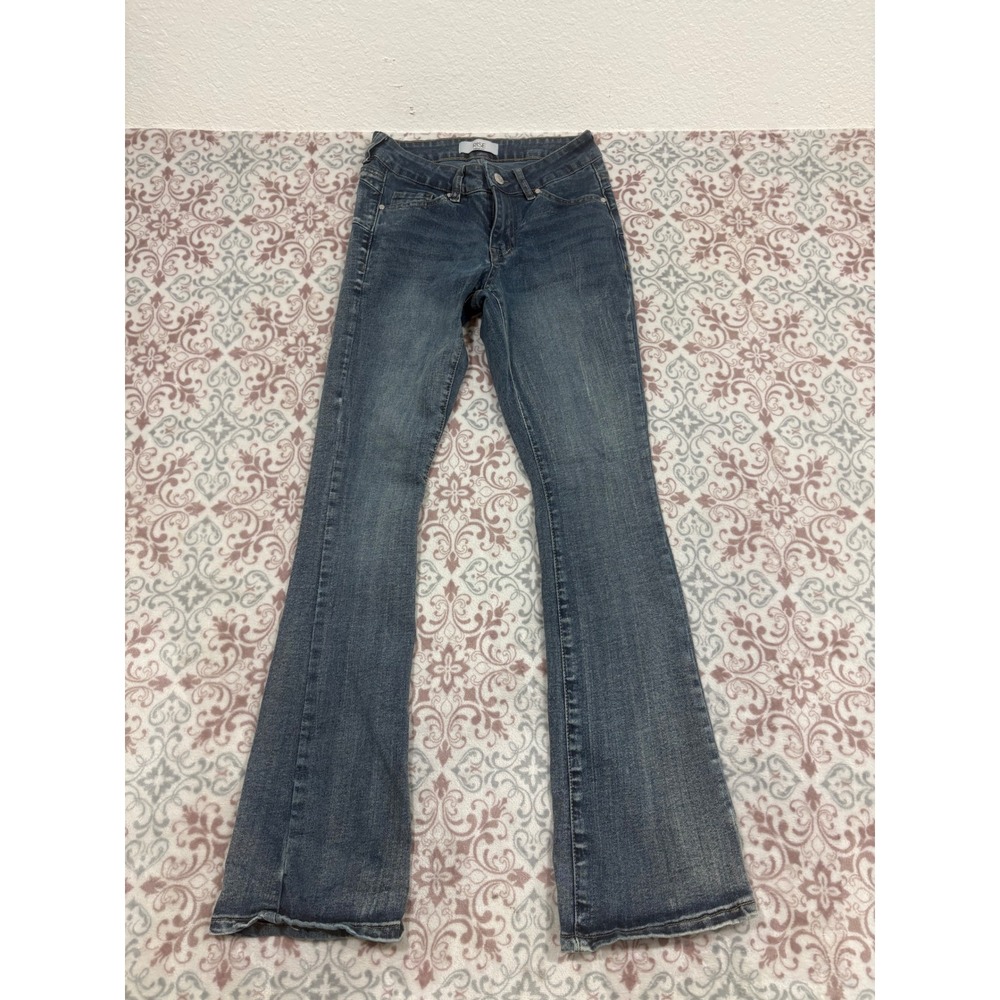 Rise Supply Co Womens Bootcut Jeans Size 3 Vintage Blue Wash Stretch Denim